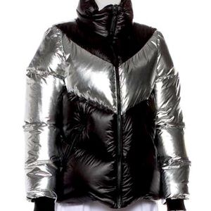 Mackage down jacket with mock neck
